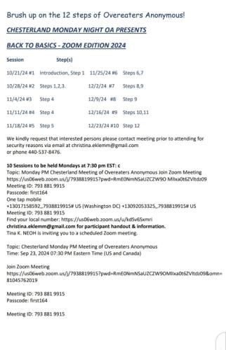 Brush Up on The 12 Steps