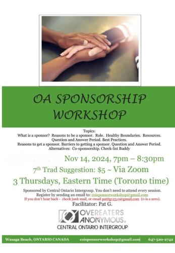 OA Sponsorship Workshop