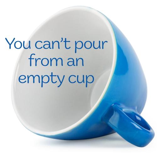 You can't pour from an empty cup